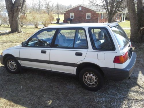 Honda civic wagon 70k one owner miles garage kept nice car