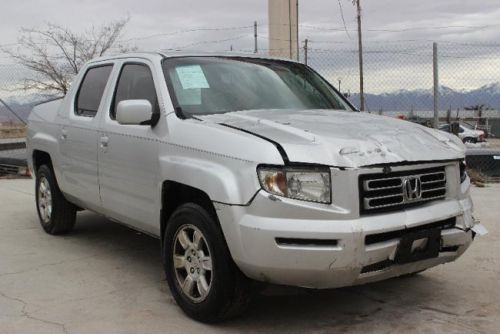 2006 honda ridgeline rtl damaged  rebuilder runs!! export welcome wont last!!