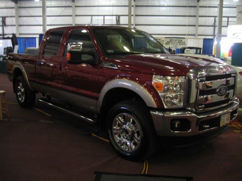 2013 ford f-250 super duty lariat crew cab pickup cng bi-fuel 6.2l