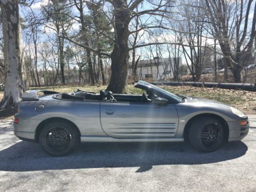 2003 mitsubishi eclipse spyder gts convertible v6 5spd manual clean inspected