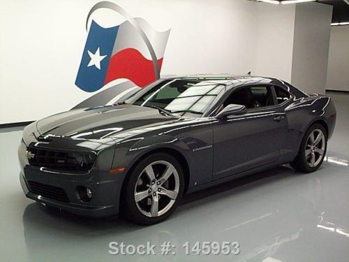 2010 chevy camaro 2ss rs htd leather automatic 20&#039;s 35k texas direct auto