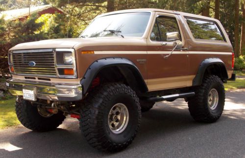 1984 ford bronco 4x4 lifted monster truck mudder 351 v8 no reserve