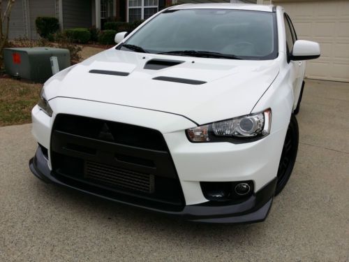 Built 375whp 2008 white mitsubishi lancer evolution gsr in atlanta, ga