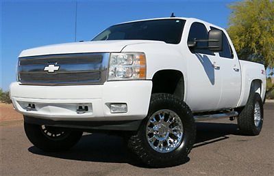 No reserve 2007 chevrolet silverado 1500 lt lifted 4x4 crew short bed wow clean!