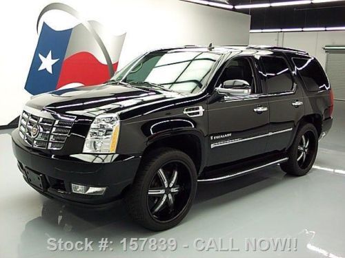 2009 cadillac escalade ultra awd sunroof nav dvd 24&#039;s texas direct auto