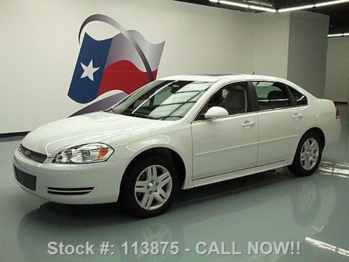 2014 chevy impala limited sunroof alloy wheels 7k miles texas direct auto