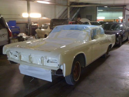 Convertible, new paint, parts re-chromed, needs to be finished, drive-able