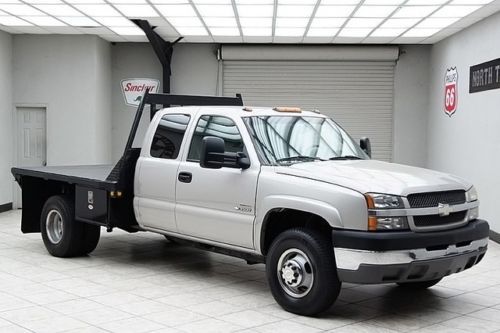 2004 chevy 3500 diesel 2wd dually ls flat bed hauler extended cab