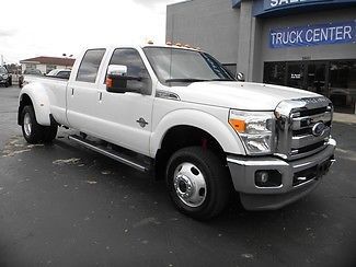 2011 f350 lariat crew cab 4x4 4wd 6.7 powerstroke diesel dually very clean