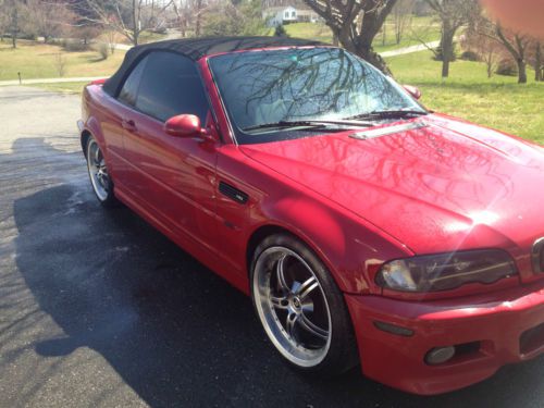 2002 bmw m3 base convertible 2-door 3.2l