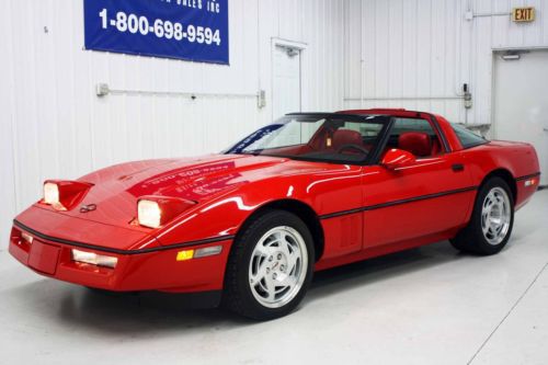 1990 chevrolet corvette zr1 5k miles! one owner no paintwork 2 tops flawless
