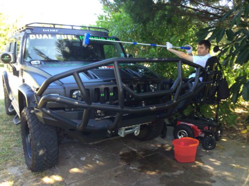 H2 gumball 3000 body armor winch ranchos 9000xl 20&#039;s  mad max brush  bar