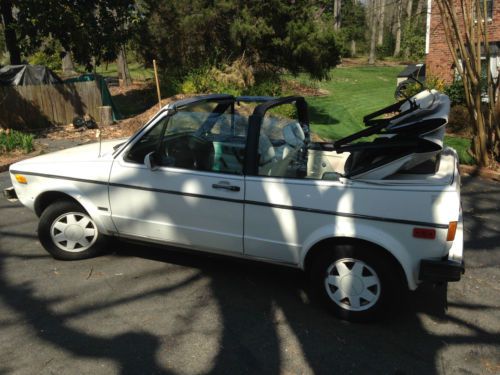 1987 volkswagen cabriolet convertible 2-door 1.8l