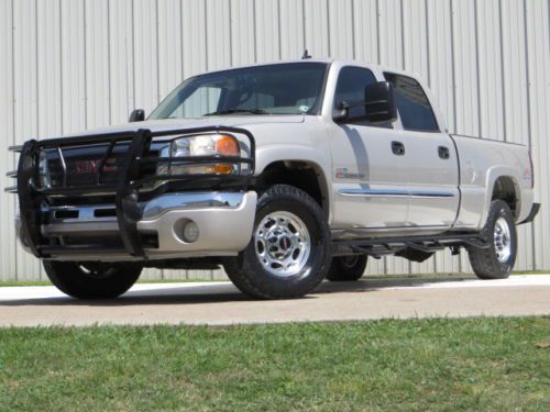 07 sierra 2500 (slt) 6.6 duramax lbz 6spd allison 4x4 1-owner tx swb carfax tx