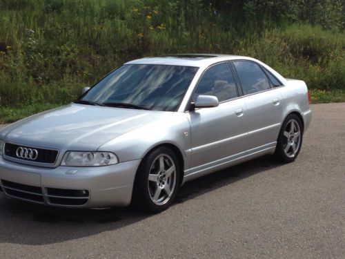 Audi s4, b5, quattro, mint! twin turbo! over 8k extras!