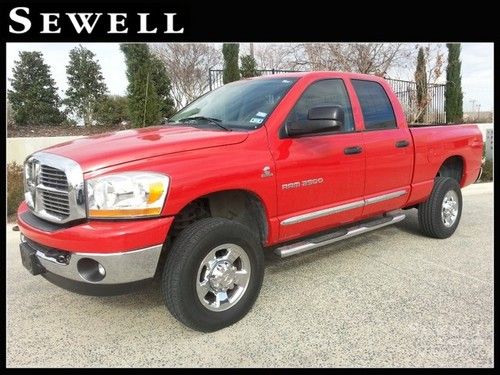 06 dodge laramie quad 4x4 diesel truck heated premium leather power low miles