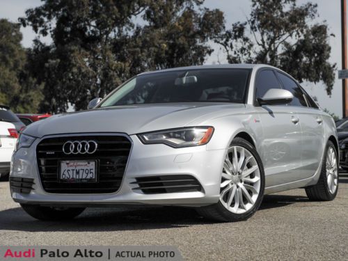 2012 audi a6 3.0t supercharged awd quattro prem plus &amp; sport pk