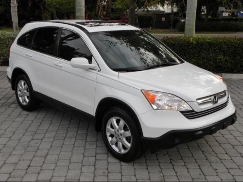 09 cr-v ex-l automatic leather heated seats xm radio cd changer 1 fl owner
