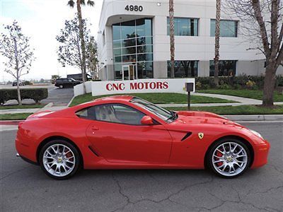 2007 ferrari 599 gtb f1 / rosso corsa tan / 5,742 miles / 2 in stock - also 2008