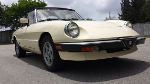 1983 alfa romeo spider 2.0