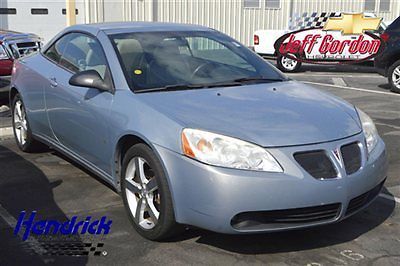 Pontiac g6 2dr convertible gt low miles automatic gasoline 3.5l v6 sfi (sedan an