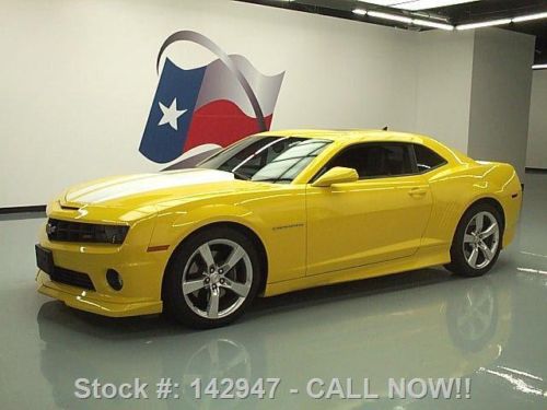 2011 chevy camaro 2ss rs auto sunroof htd leather 25k texas direct auto
