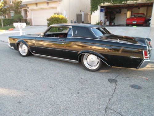 Lincoln Continental Mark 3 black. 2 door coupe. 460 cu. inch engine v-8., image 7