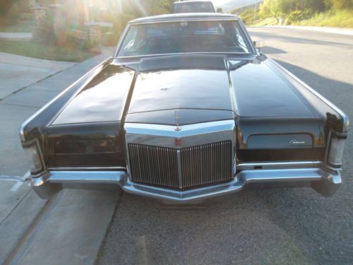 Lincoln Continental Mark 3 black. 2 door coupe. 460 cu. inch engine v-8., image 8