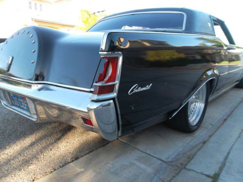 Lincoln Continental Mark 3 black. 2 door coupe. 460 cu. inch engine v-8., image 13