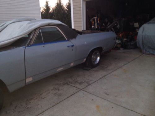 1969 chevrolet el camino base standard cab pickup 2-door 5.7l