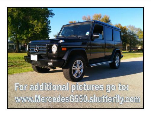 2009 mercedes-benz g550 base sport utility 4-door 5.5l