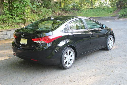 2011 Hyundai Elantra Limited Sedan 65K Black with Tan Heated Leather Moonroof, US $12,500.00, image 9