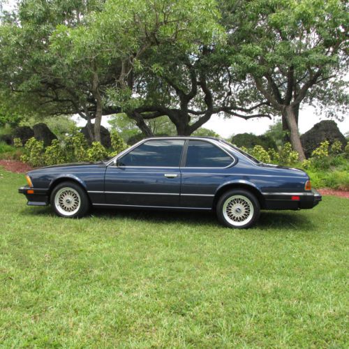 1987 bmw 635 csi rust free example service records. 112 k miles showroom cond.