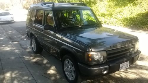 Clean 2004 land rover discovery ii se7 one-owner rust free ca disco seven seater