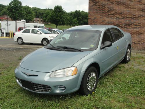 2002 chrysler sebring lx 4 door sedan no reserve