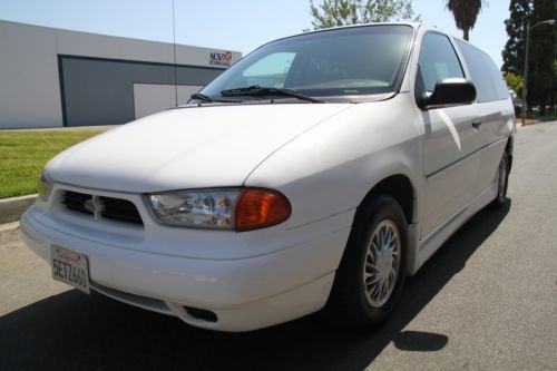 1998 ford windstar gl handicap van 60k low miles automatic 6 cylinder no reserve