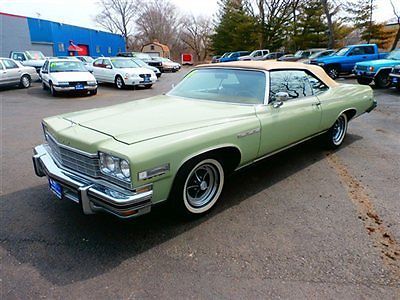 1975 buick lesabre convertible low miles very clean low reserve