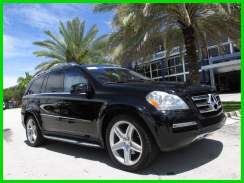 11 certified black gl-550 4-matic 5.5l v8 awd 7-passenger suv *dual sunroof *fl