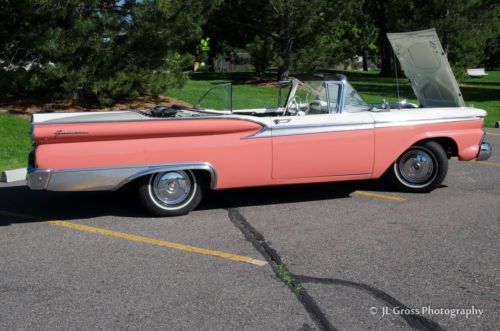 FORD FAIRLANE 500 GALAXIE CONVERTABLE WHITE & CORAL EXCEPTIONAL!, US $38,000.00, image 8