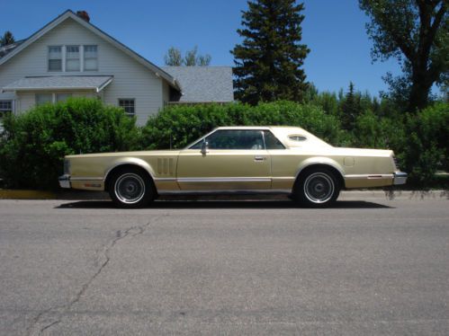 Magnificent 1979 lincoln mark v 34,799 original miles - exceptional condition