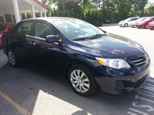 Blue four door sedan gray interior low miles carfax one previous owner