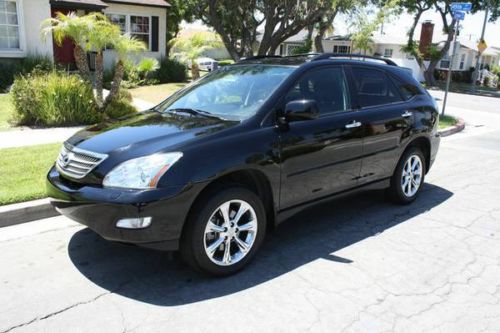 2008 lexus rx350 premium black on black leather gps navigation backup cam xenon