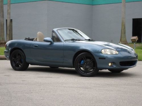 2005 mazda miata mx-5 automatic leather interior clean title