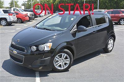 Chevrolet sonic lt low miles 4 dr hatchback manual 1.4l l4 mpi dohc 16v turbo bl