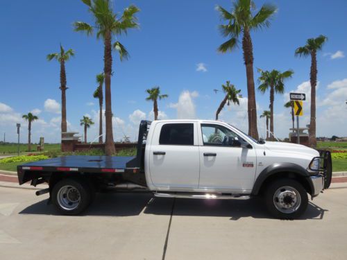 2012 texas own dodge ram 4500 4x4 flat bed one owner accident free