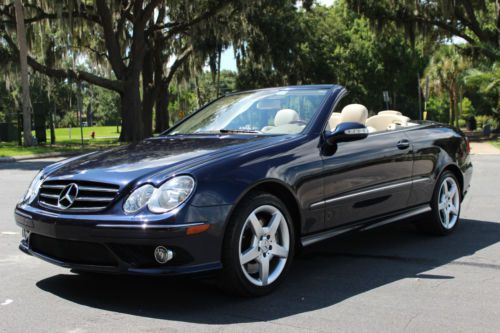 2006 mercedes benz clk500 convertible, low miles, excellent condition, leather