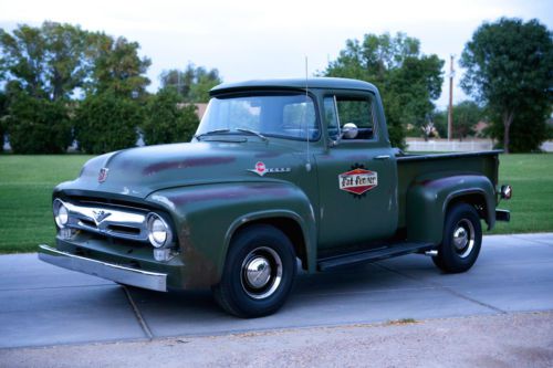 1956 ford f100 pickup truck, 1955 1954 1953, rat rod, shop truck