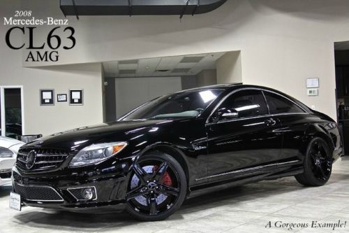 2008 mercedes benz cl63 amg black serviced loaded perfect black v8 msrp $144k+