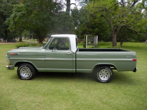 Beautiful 1971 ford f100 short wheelbase truck