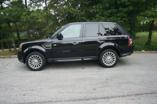 2011 range rover sport hse*1owner*black/black*nav*hk sound*low miles*gorgeous!